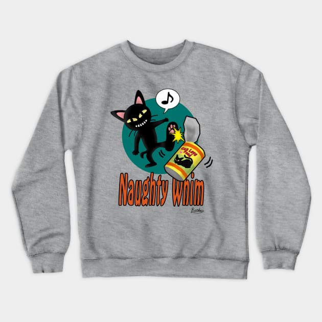 Naughty Whim Crewneck Sweatshirt by BATKEI